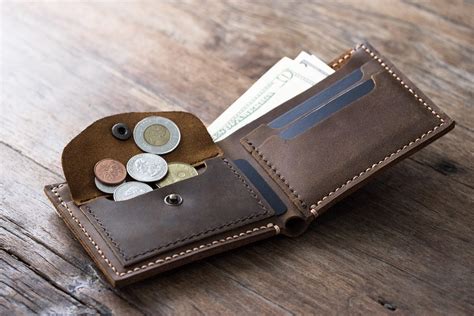 wallet with coin pouch men's